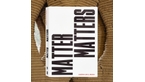 Imatge de la coberta del llibre 'Matter Matters' cast