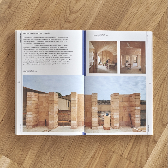 Imatge de les pàgines interiors del llibre 'Matter Matters' (català)