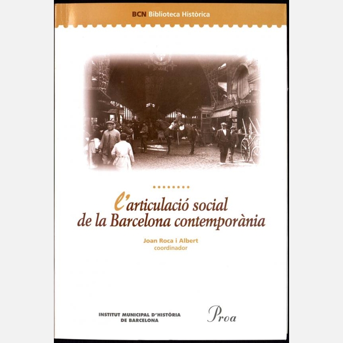Coberta del llibre L'articulació social de la Barcelona contemporània