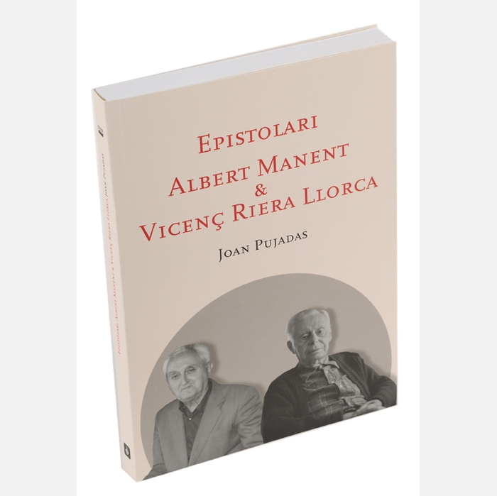Imatge de la coberta del llibre 'Epistolari Albert Manent & Vicenç Riera Llorca