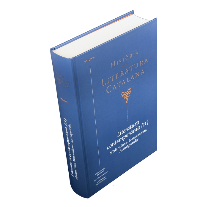 Imatge del gruix del llibre 'Història de la literatura catalana VolI'
