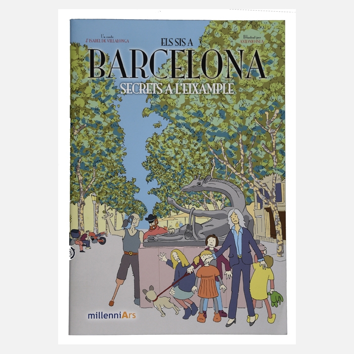 Imatge de la coberta del llibre 'Els sis a Barcelona. Secrets a l'Eixample'