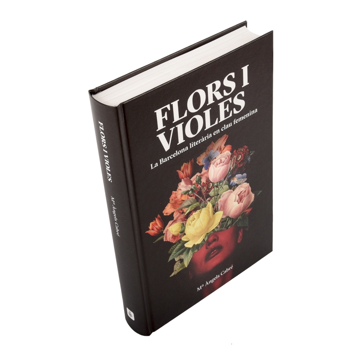 Portada del llibre 'Flors i violes. La Barcelona literària en clau femenina'