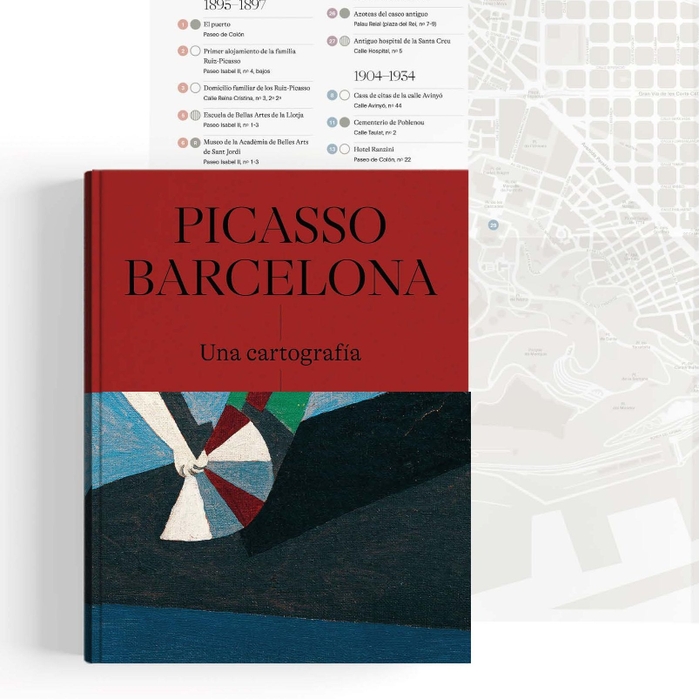 Imatge de la coberta del llibre 'Picasso Barcelona. Una cartografia'
