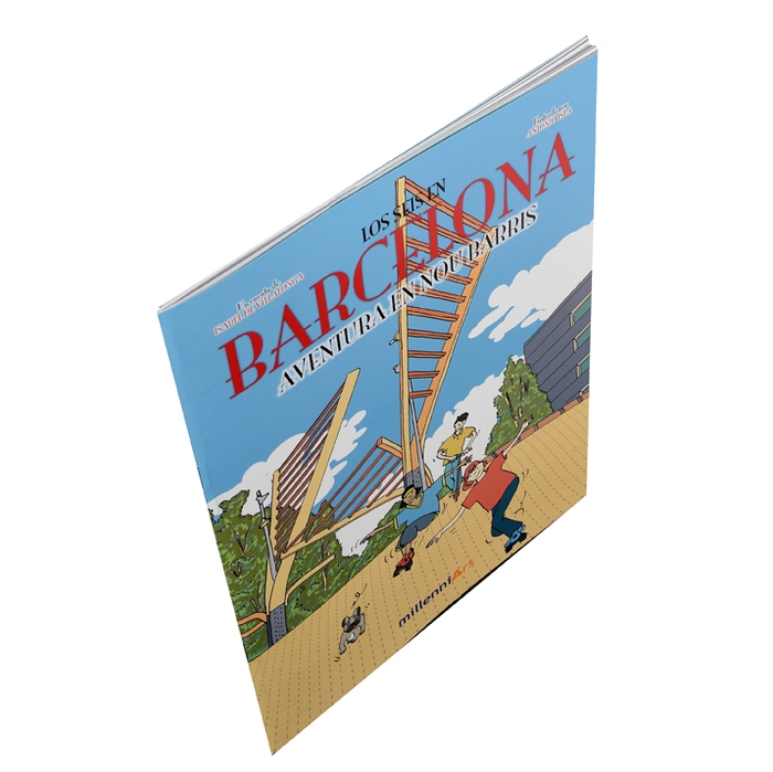 Imatge de la coberta del llibre 'Loas seis en Barcelona. Aventura a Nou Barris'