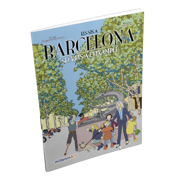 Imatge de la coberta del llibre 'Els sis a Barcelona. Secrets a l'Eixample'