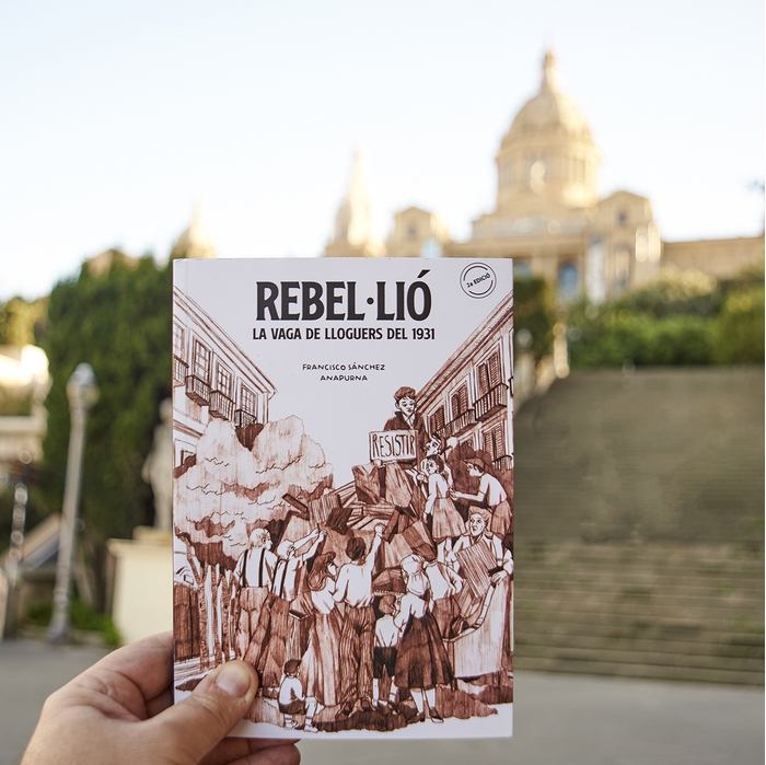 Imatge de la coberta del llibre 'Rebel·lío: La Vaga de lloguers de 1931'