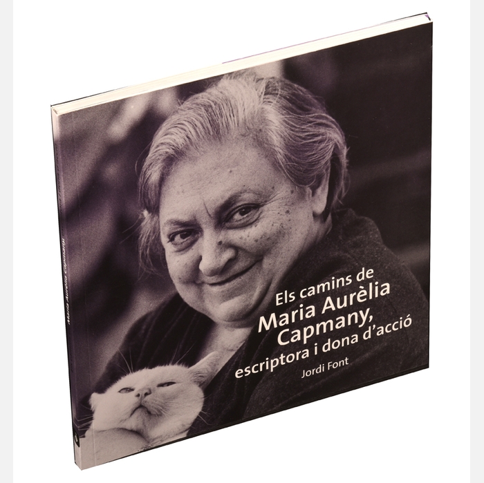 Imatge de la coberta del llibre 'Maria Aurèlia Capmany, escriptora i dona d'acció'