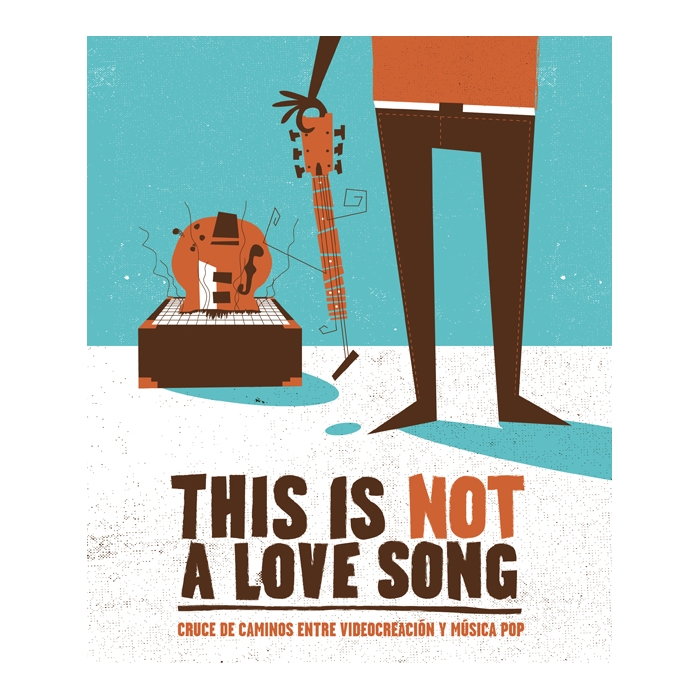 Coberta del llibre This is not a love song. Cruce de caminos entre videocreación y música pop