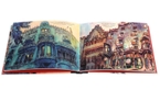 Imatge de les pàgines interiors del llibre Barcelona Travel Notebook
