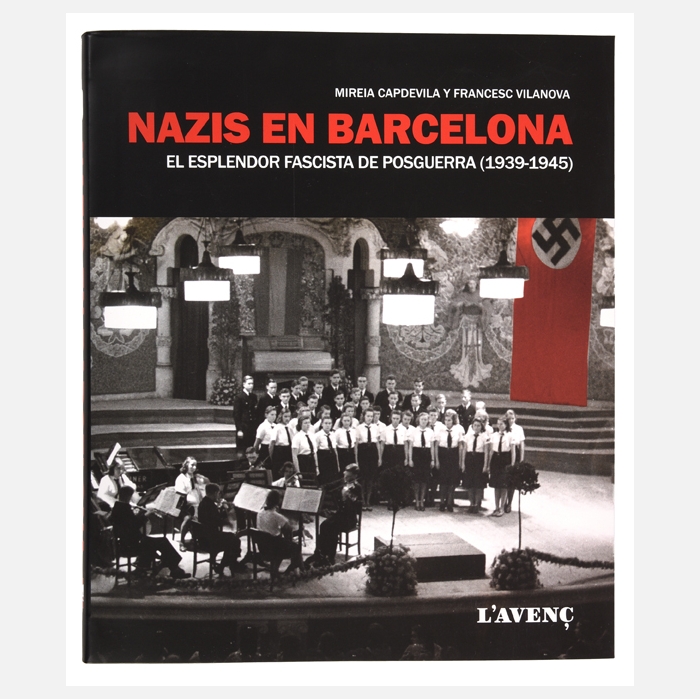 Imatge de la coberta del llibre 'Nazis en Barcelona'