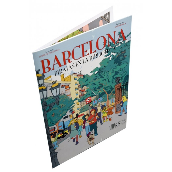 Imatge de la coberta del llibre 'Barcelona. Piratas en la biblioteca'