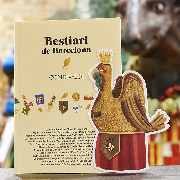 Imatge de les pàgines interiors del llibre 'Bestiari de Barcelona