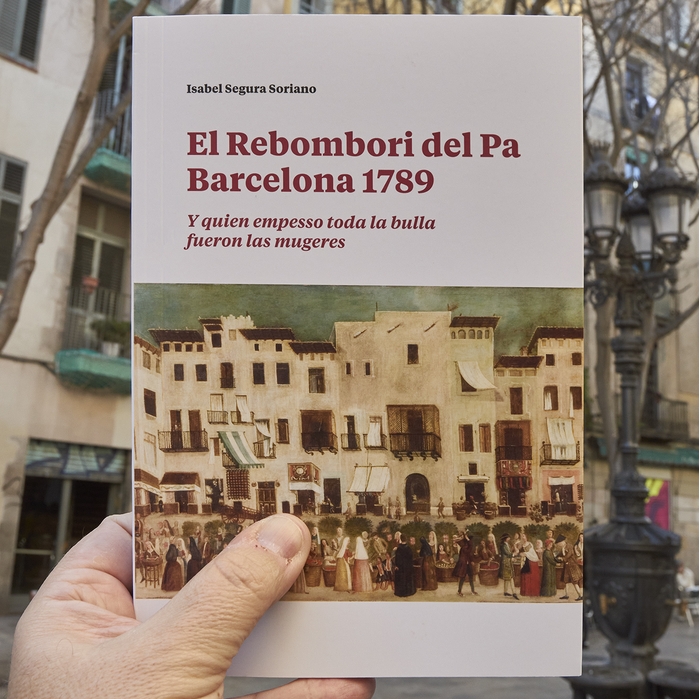 Imatge de la coberta del llibre 'El Rebombori del Pa. Barcelona 1789'