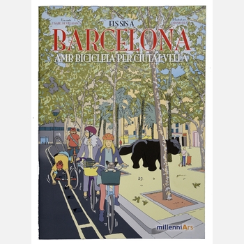 Imatge de la coberta del llibre 'Els sis a Barcelona. Amb bicicleta per Ciutat Vella'