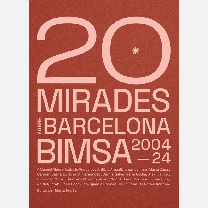 Imatge de la coberta del llibre "20 mirades sobre Barcelona'