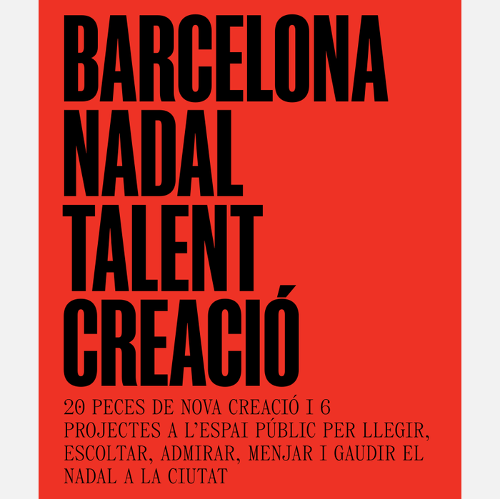 Imatge de la coberta del llibre 'Barcelona, Nadal, talent, creació'