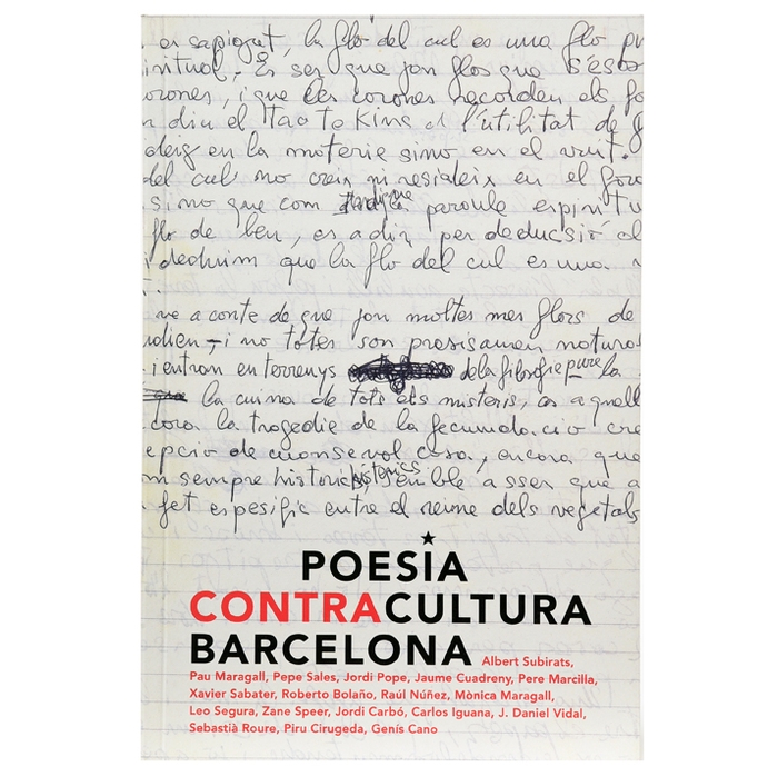 Imatge de la coberta del llibre 'Poesia Contracultura Barcelona'