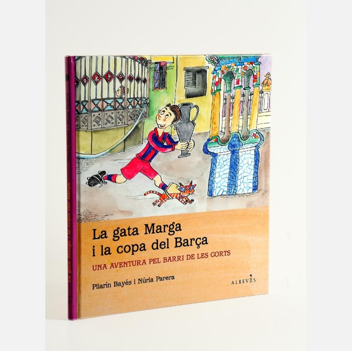 Imatge de la coberta del llibre 'La gata Marga i la copa del Barça'