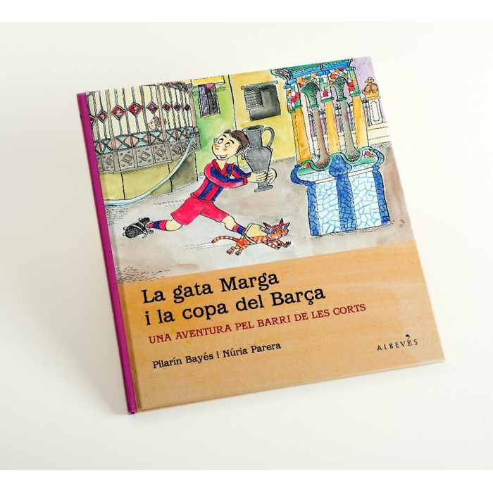 Imatge de la coberta del llibre 'La gata Marga i la copa del Barça'