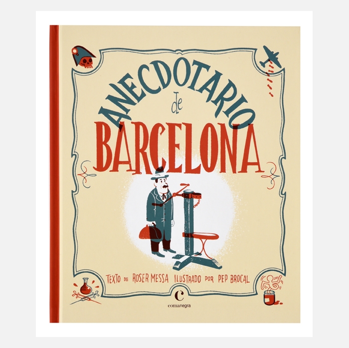 Imatge de la coberta del llibre 'Anecdotario de Barcelona'
