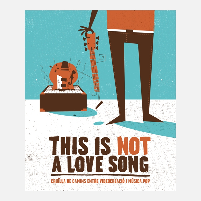 Cubierta  del libro This is not a love song. Cruïlla de camins entre videocreació i música pop