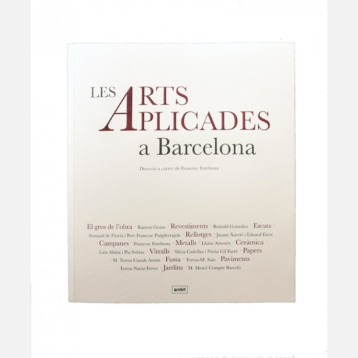 Imatge de la coberta del llibre 'Les arts aplicades a Barcelona'