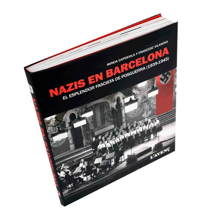 Imatge de la coberta del llibre 'Nazis a Barcelona'