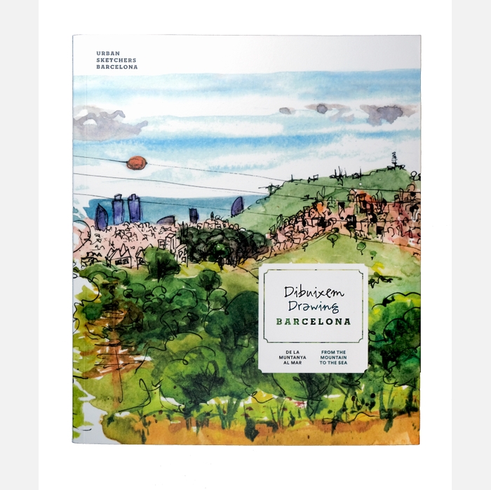 Imatge de la coberta del llibre 'Dibuixem Barcelona'