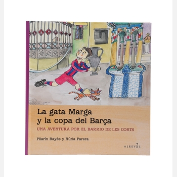 Coberta La gata Marga y la copa del Barça
