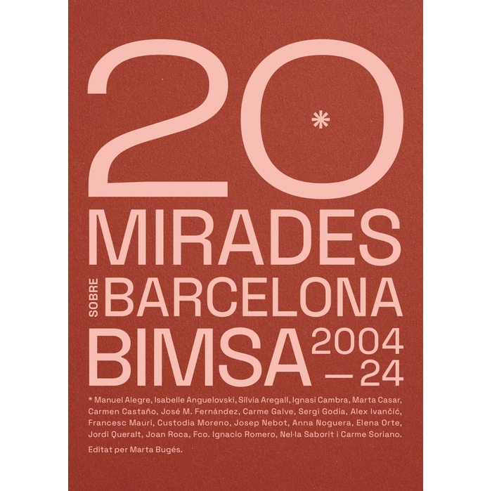 Imatge de la coberta del llibre "20 mirades sobre Barcelona'
