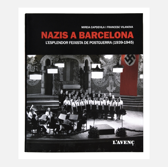 coberta del llibre 'Nazis a Barcelona'