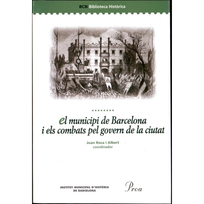 Coberta del llibre El municipi de ÇBarcelona i els combats pel govern de la ciutat