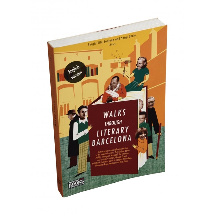 Imatge de la coberta del llibre 'Walks Through Literary Barcelona'